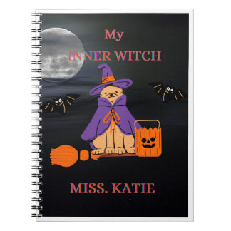 Halloween notebook for intuitive women anteckningsbok