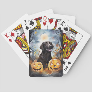 Halloween Nova Scotia med pumpor Scary Casinokort