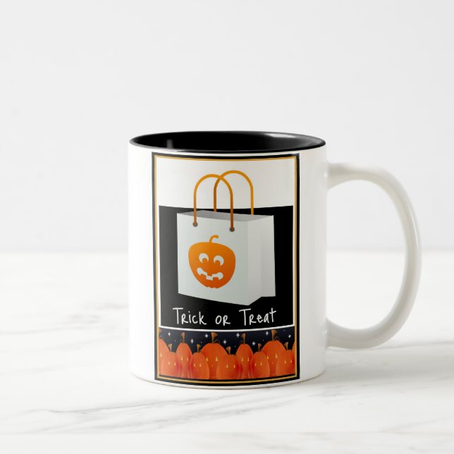 Halloween noveltymugg Två-Tonad mugg (Höger)