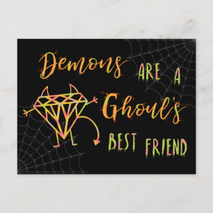Halloween-nukleära demoner är en Ghouls bästa vän Helg Vykort