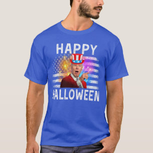 Halloween-nuny Lycklig th of juli Anti Joe Biden T Shirt