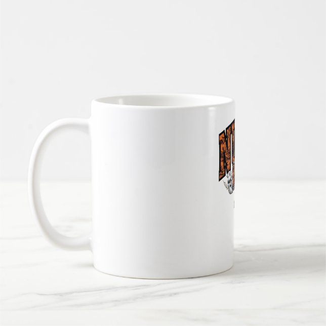 Halloween Nurse Coquette Bow Spooky Classic T-Shir Kaffemugg (Vänster)