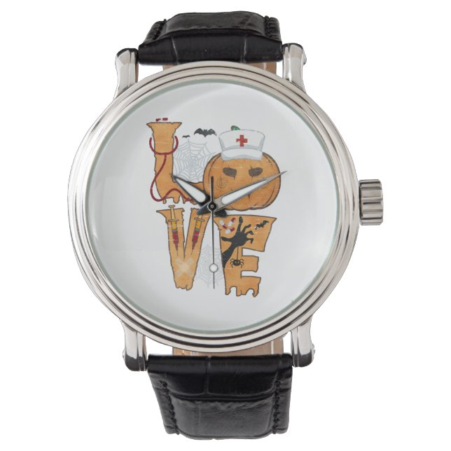 Halloween Nurse Gift Armbandsur (Framsida)