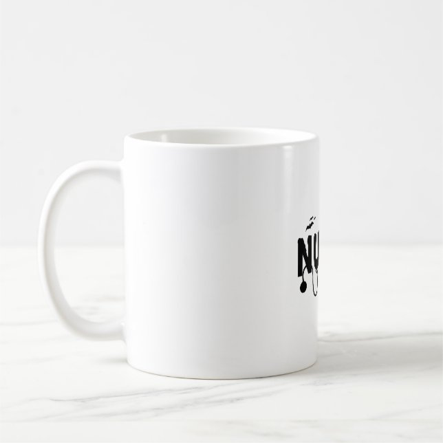 Halloween Nurse Hospital Kaffemugg (Vänster)