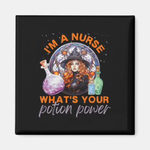 Halloween Nurse, jag är en sjuksköterska, vad är d Magnet