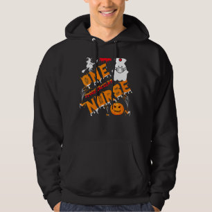 Halloween Nurse Nursing Cute Health Worker Hallowe Hoodie