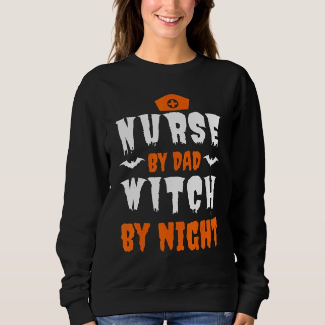 Halloween Nurse Nursing Cute Health Worker Hallowe T Shirt (Framsida)