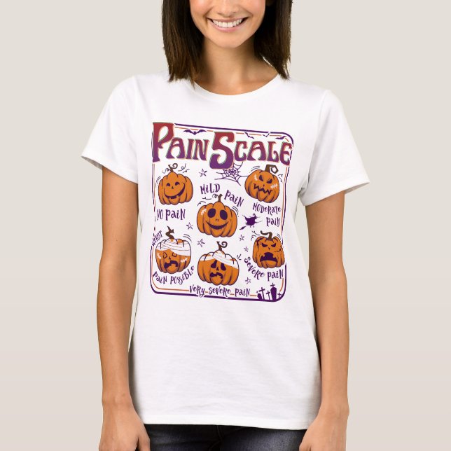 Halloween Nurse Pain  Shirt T Shirt (Framsida)