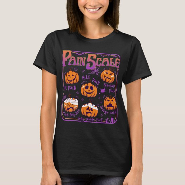 Halloween Nurse Pain  Shirt T Shirt (Framsida)