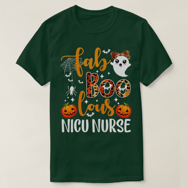 Halloween Nurse Practitioner Boo Crew, Nurse Hallo T Shirt (Design framsida)