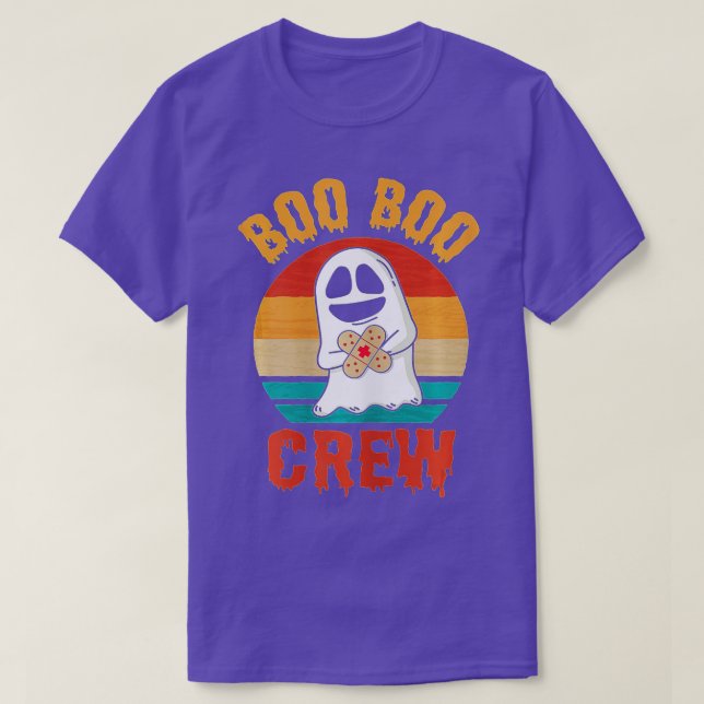 Halloween Nurse Practitioner Boo Crew, Nurse Hallo T Shirt (Design framsida)