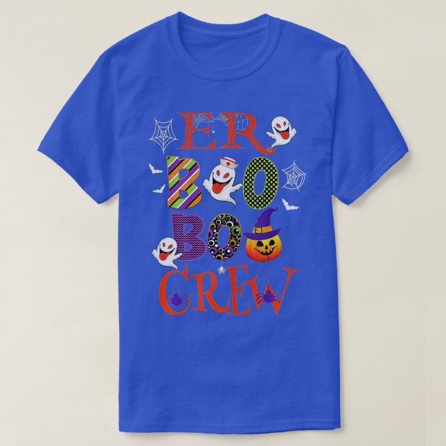 Halloween Nurse Practitioner Boo Crew, Nurse Hallo T Shirt (Design framsida)