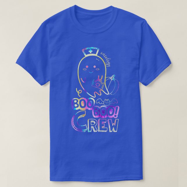 Halloween Nurse Practitioner Boo Crew, Nurse Hallo T Shirt (Design framsida)