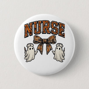 Halloween Nurse Scary Coquette Bow Classic T-Shirt Knapp