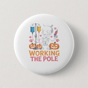 Halloween Nurse Skeleton Funny Joke Essential T-Sh Knapp