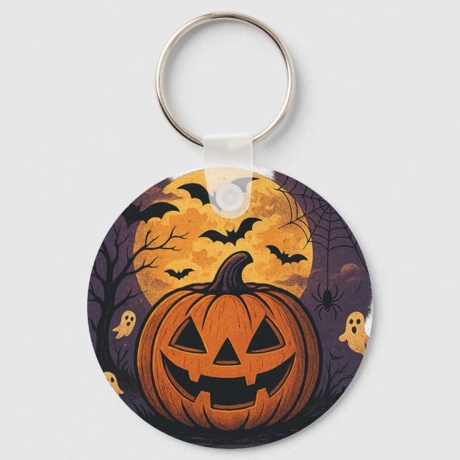 Halloween-nyckel Nyckelring (Framsida)