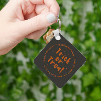 Halloween-nyckelring med 'Trick Or Treat'-motiv Nyckelring