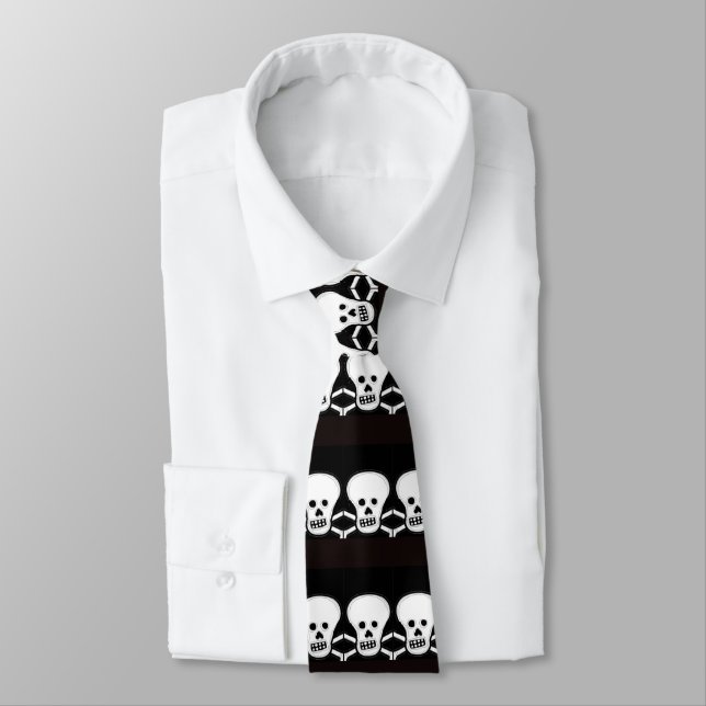 Halloween-nyhet halsduk slips (Bunden)