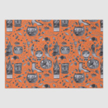 Halloween-O-Rama Tissue Wrapping Papper