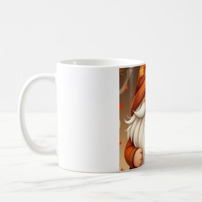 halloween och höst gratulationskort kaffemugg (Vänster)