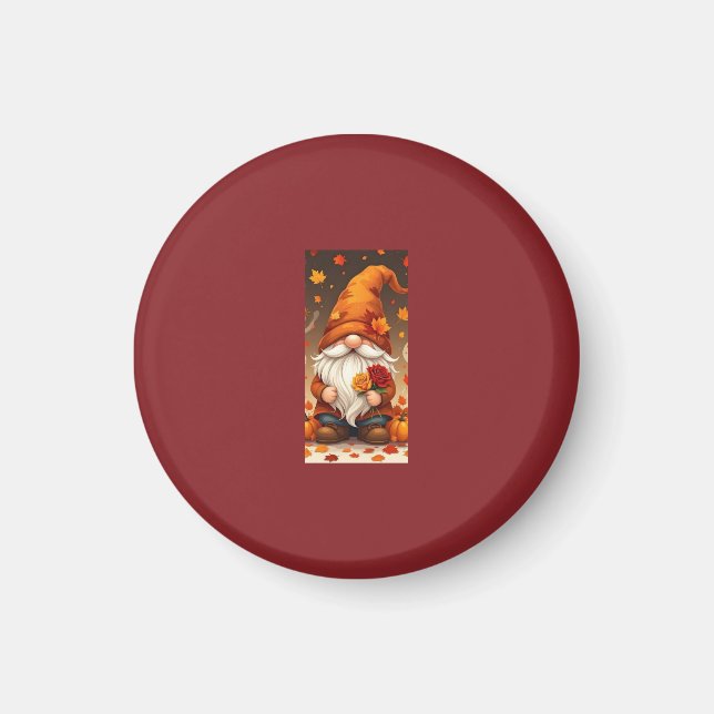 halloween och höst gratulationskort magnet (Framsidan)