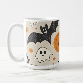 Halloween och hösten mönster kaffemugg