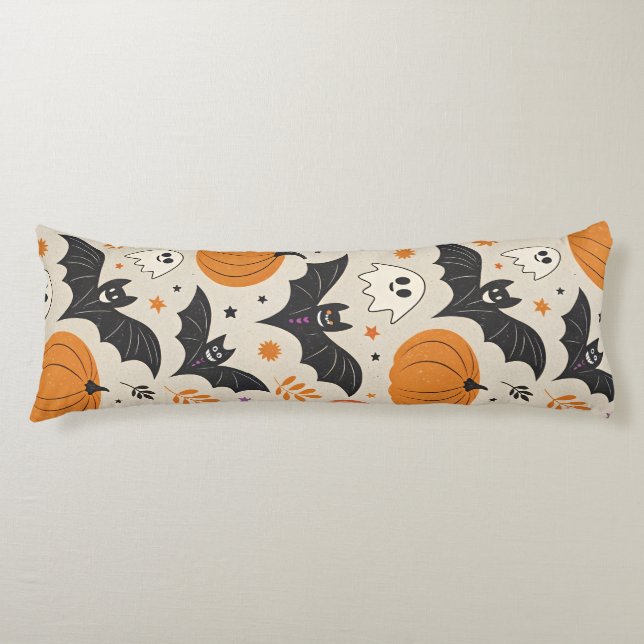 Halloween och hösten mönster kroppskudde (Framsidan)