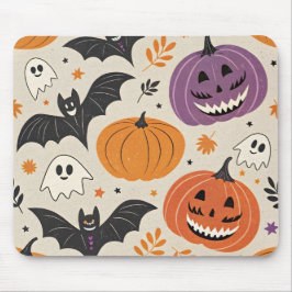 Halloween och hösten mönster musmatta
