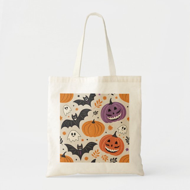 Halloween och hösten mönster tygkasse (Framsidan)