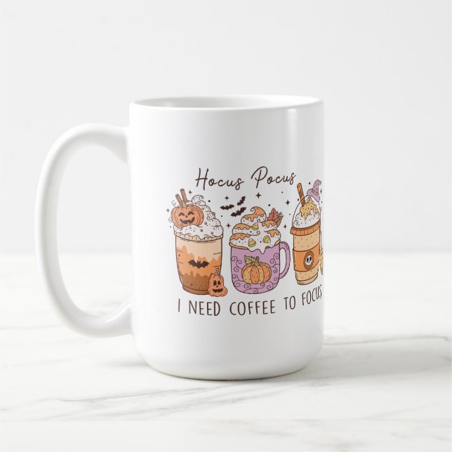 Halloween och kaffe kaffemugg (Vänster)