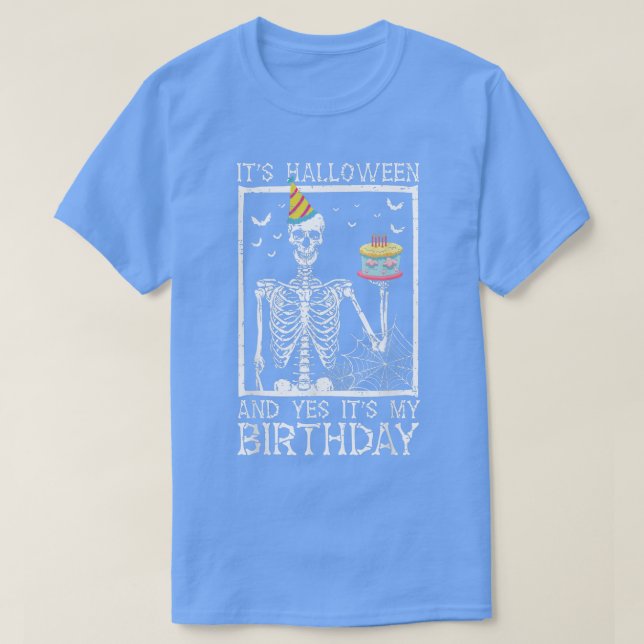 Halloween och min födelsedagsdräkt.. t shirt (Design framsida)