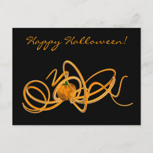 Halloween Octopus Vykort
