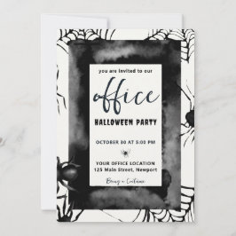 Halloween Office Party Business Corporate Spiders Inbjudningar