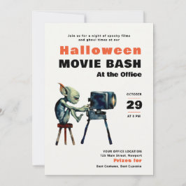 Halloween Office Party Business Movie Bash Gremlin Inbjudningar