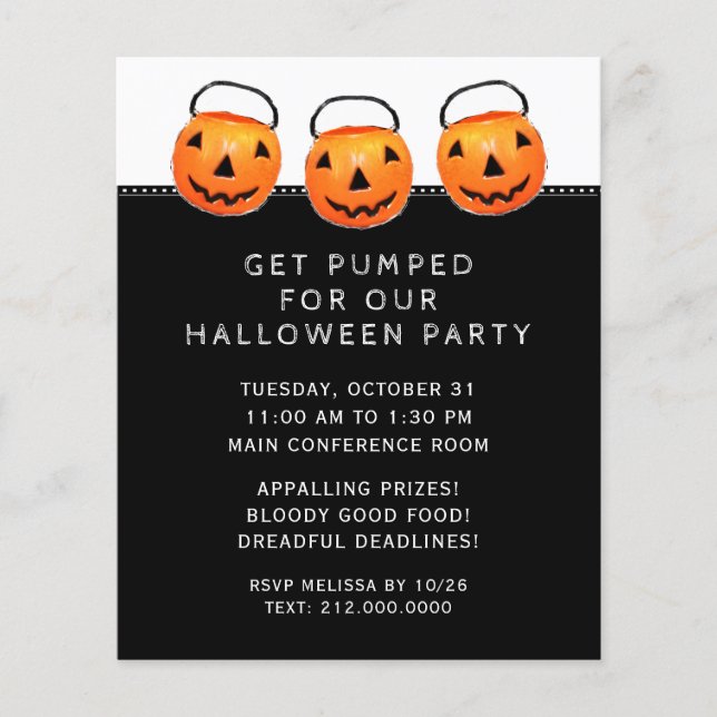 Halloween Office Party Flyer (Framsidan)