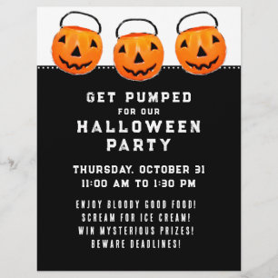 Halloween Office Party Reklamblad