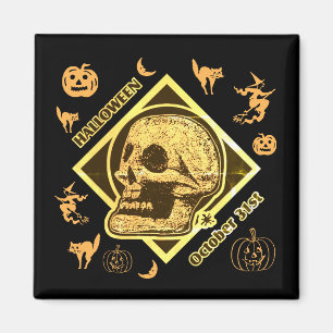 Halloween Oktober 31a Collage Magnet