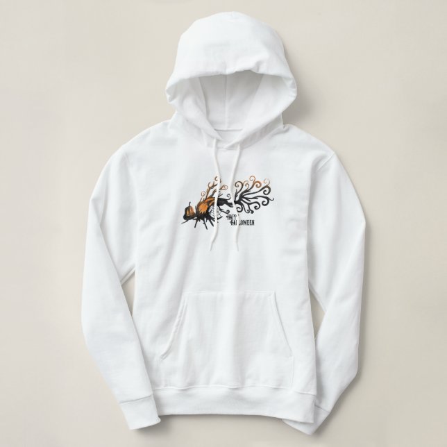 Halloween/oktober/Fall/pumkin träd T Shirt (Design framsida)