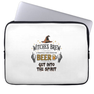 Halloween Öl Hokus Pokus Rolig Vintage_1 Laptop Fodral