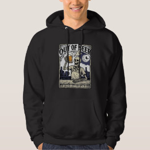 Halloween Öl Skelett Vintage Fest Hoodie