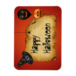 Halloween Old Parchment Hälsning Magnet