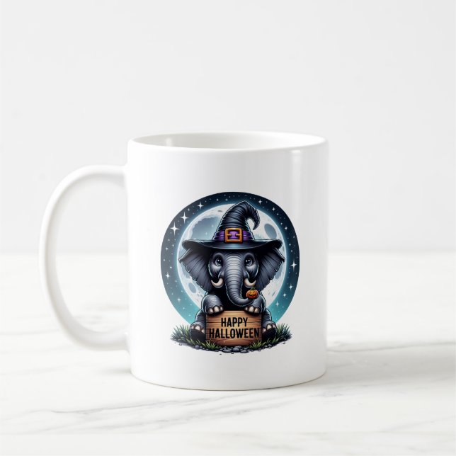 Halloween Olifant Kaffemugg (Vänster)