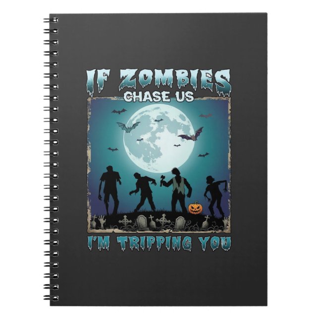 Halloween om zombies jagar oss_1 anteckningsbok (Framsidan)