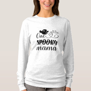 Halloween One Spooky Mamma Birthday T Shirt
