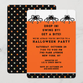 Halloween Open House Inbjudningar