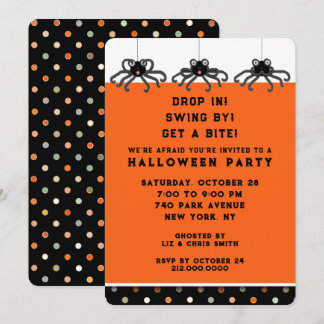 Halloween Open House Inbjudningar