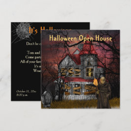 Halloween Open House Party-inbjudan Inbjudningar