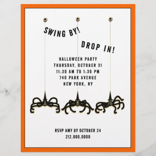 Halloween Öppet Hus Flyer