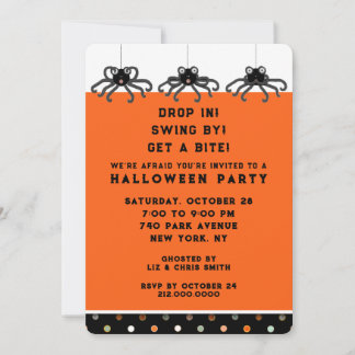 Halloween Öppet Hus Inbjudningar