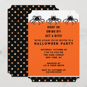 Halloween Öppet Hus Inbjudningar